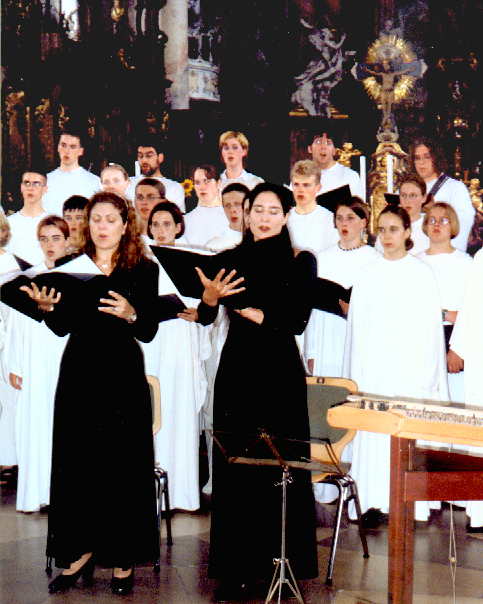 "Sarband" 1998 mit Fadja El Hage und dem Osnabrücker Jugendchord